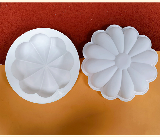 Forma silikonowa do ciast - lodów - pieczenia - kwiat - Wianko - 11