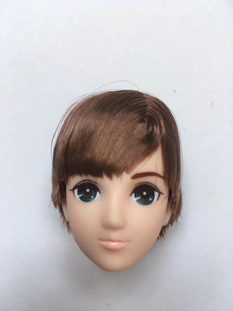 Długie włosy Licca - lalki głowy z krótkimi, długimi i kręconymi włosami, złote i żółte, DIY akcesoria lalki chłopiec dziewczyna - Wianko - 8
