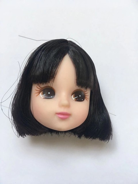 Długie włosy Licca - lalki głowy z krótkimi, długimi i kręconymi włosami, złote i żółte, DIY akcesoria lalki chłopiec dziewczyna - Wianko - 12