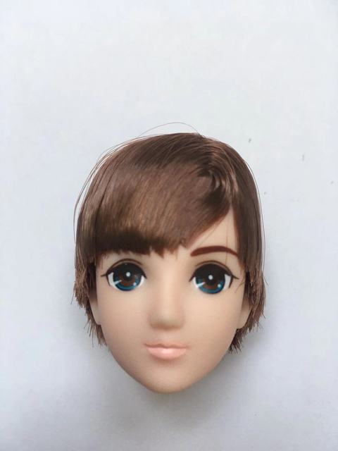 Długie włosy Licca - lalki głowy z krótkimi, długimi i kręconymi włosami, złote i żółte, DIY akcesoria lalki chłopiec dziewczyna - Wianko - 9