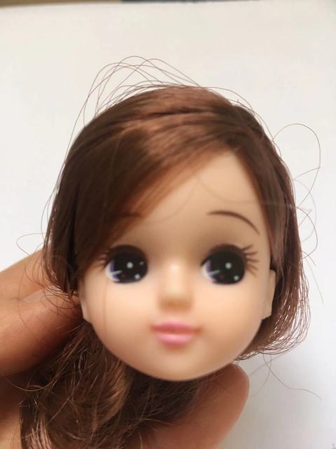 Długie włosy Licca - lalki głowy z krótkimi, długimi i kręconymi włosami, złote i żółte, DIY akcesoria lalki chłopiec dziewczyna - Wianko - 18