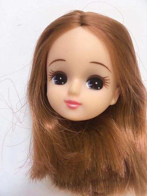 Długie włosy Licca - lalki głowy z krótkimi, długimi i kręconymi włosami, złote i żółte, DIY akcesoria lalki chłopiec dziewczyna - Wianko - 16