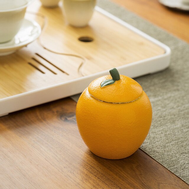 Ceramiczny, przenośny i kreatywny zestaw na herbatę z puszki - Kumquat Design - Wianko - 8