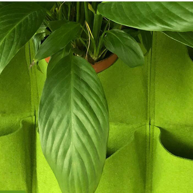 25 kieszeniowa torba do sadzenia - wisząca torba na ścianę, idealna do uprawy roślin wertykalnych w ogrodzie - Wianko - 3