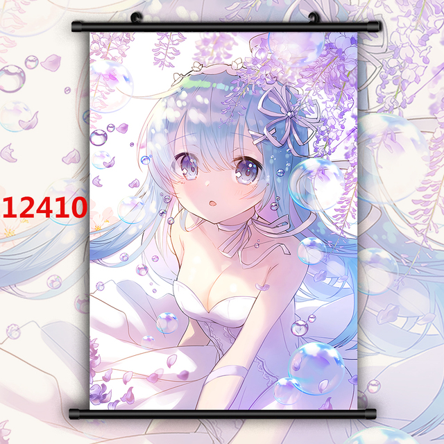 Obraz na płótnie Re Zero Rem Anime Manga - dekoracja ściany, HD druk, Home Decor - Wianko - 15