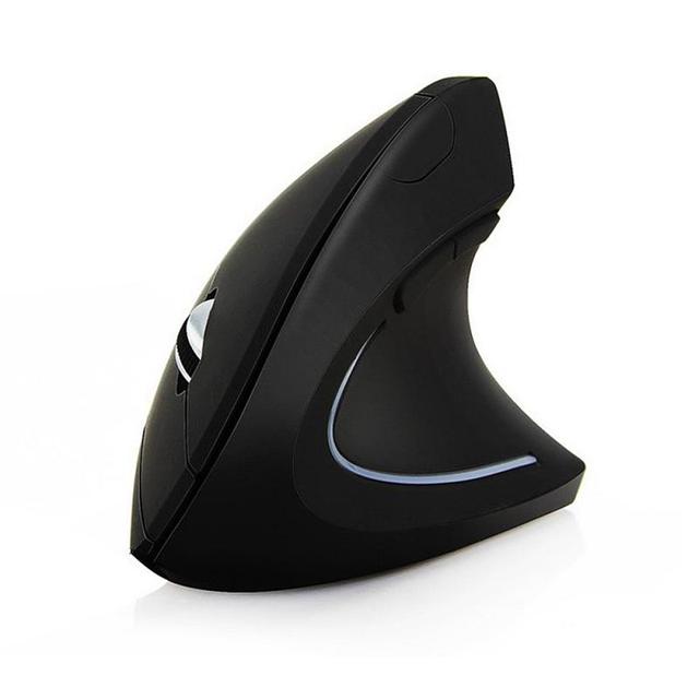 Ergonomiczna mysz pionowa USB 2.4G, bezprzewodowa, ładowalna, 6 przycisków, optyczna, do gier, na laptopa, PC, biuro i dom - Wianko - 4