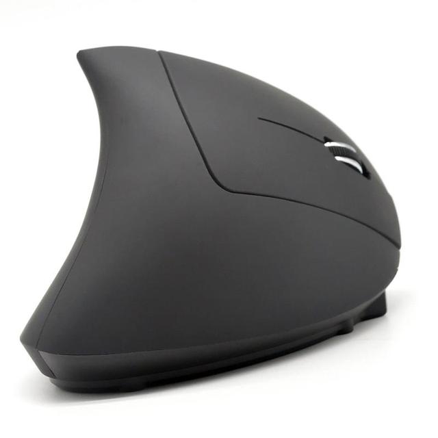 Ergonomiczna mysz pionowa USB 2.4G, bezprzewodowa, ładowalna, 6 przycisków, optyczna, do gier, na laptopa, PC, biuro i dom - Wianko - 6