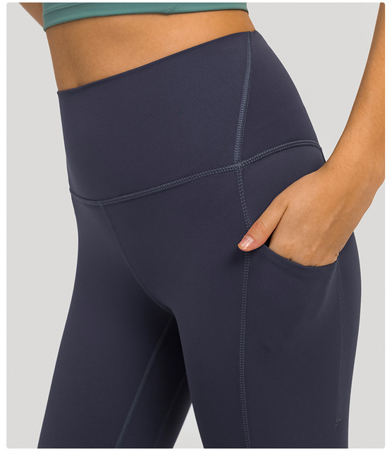 Miękkie spodnie do jogi dla kobiet - Legginsy szybkoschnące, oddychające, bezszwowe - Wianko - 20