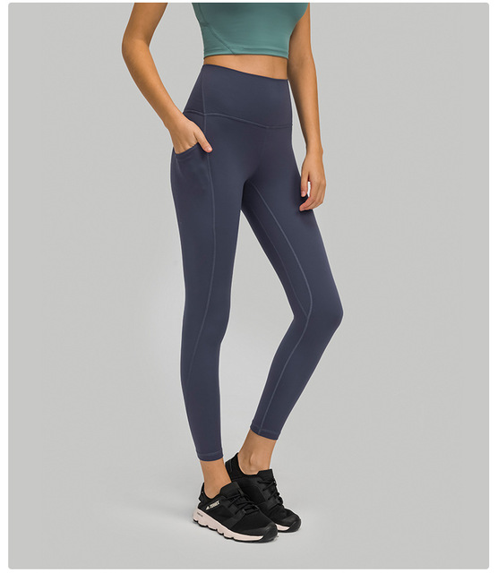Miękkie spodnie do jogi dla kobiet - Legginsy szybkoschnące, oddychające, bezszwowe - Wianko - 18