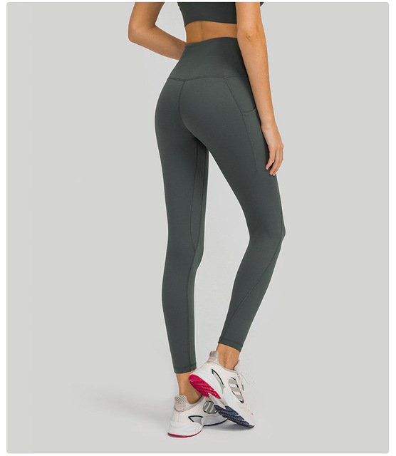 Miękkie spodnie do jogi dla kobiet - Legginsy szybkoschnące, oddychające, bezszwowe - Wianko - 9