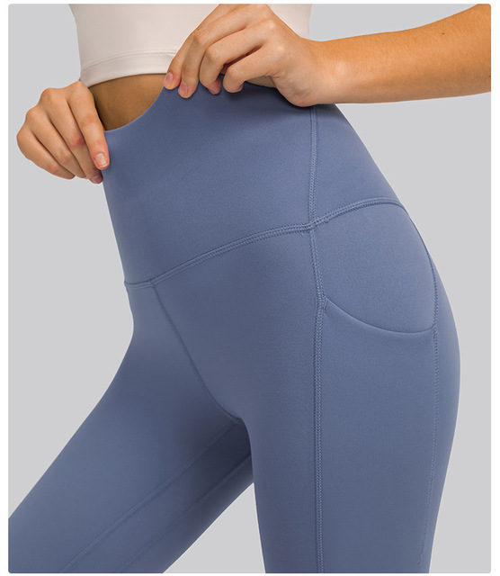 Miękkie spodnie do jogi dla kobiet - Legginsy szybkoschnące, oddychające, bezszwowe - Wianko - 13