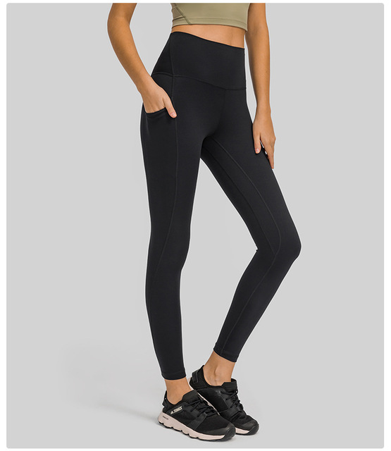 Miękkie spodnie do jogi dla kobiet - Legginsy szybkoschnące, oddychające, bezszwowe - Wianko - 22