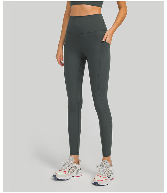 Miękkie spodnie do jogi dla kobiet - Legginsy szybkoschnące, oddychające, bezszwowe - Wianko - 8