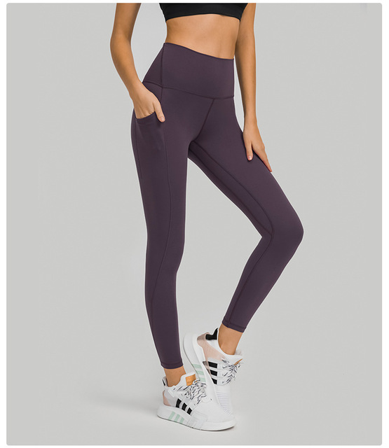 Miękkie spodnie do jogi dla kobiet - Legginsy szybkoschnące, oddychające, bezszwowe - Wianko - 14