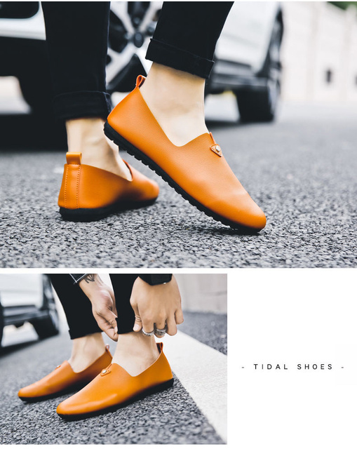 Nowe męskie skórzane buty Casual wiosna - Moda męska, Zapatillas Hombre, Chaussure Homme - Wianko - 18