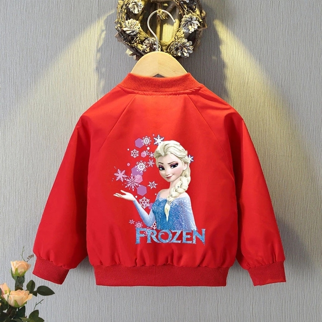 Kurtka jesienno-wiosenna dla nastoletniej dziewczyny z motywem Księżniczki Elzy z filmu Frozen - Wianko - 45