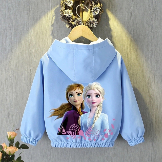Kurtka jesienno-wiosenna dla nastoletniej dziewczyny z motywem Księżniczki Elzy z filmu Frozen - Wianko - 38