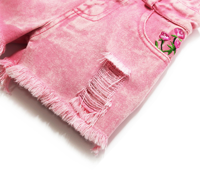 Ogrodniczki Chumhey dla dziewczynek 0-10 lat w różowym kolorze, z dżinsowymi spodniami, podwiązkami i kombinezonem - Wianko - 7