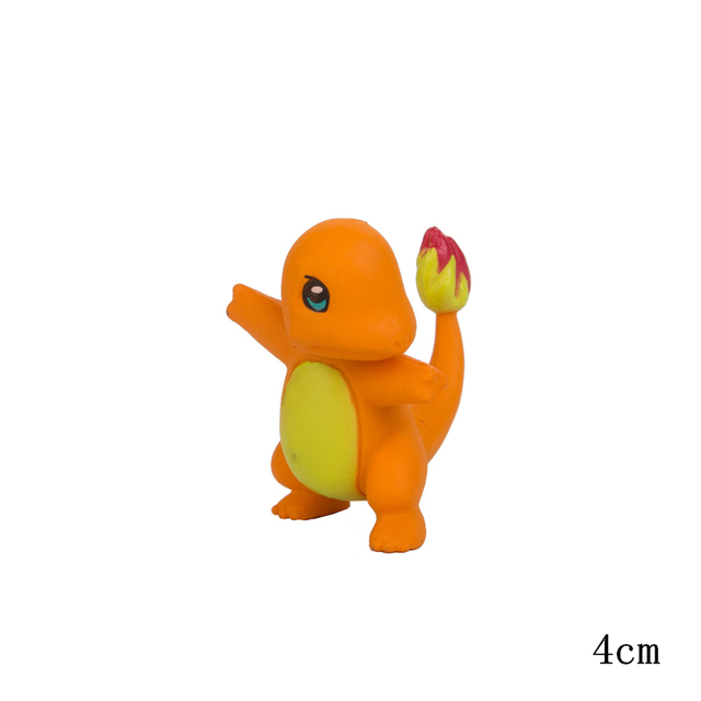 Figurki Pokemon - kolekcja zwierząt Pikachu, Squirtle, Bulbasaur, Charmander, Vulpix, Eevee, Abra, Litten (3-9cm), zabawki modele lalki Anime akcji - Wianko - 4