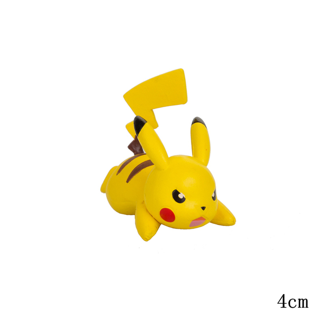 Figurki Pokemon - kolekcja zwierząt Pikachu, Squirtle, Bulbasaur, Charmander, Vulpix, Eevee, Abra, Litten (3-9cm), zabawki modele lalki Anime akcji - Wianko - 1