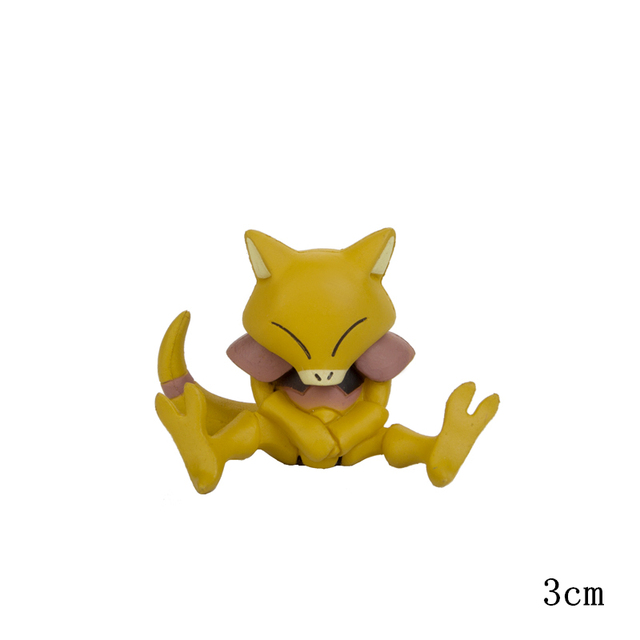 Figurki Pokemon - kolekcja zwierząt Pikachu, Squirtle, Bulbasaur, Charmander, Vulpix, Eevee, Abra, Litten (3-9cm), zabawki modele lalki Anime akcji - Wianko - 13