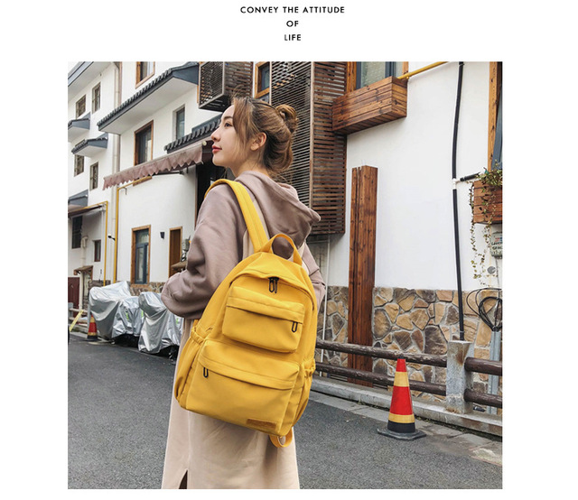 Nowy plecak nylonowy dla kobiet 2021 - duże torby szkolne i podróżne, wodoodporny, z miejscem na laptop - Wianko - 5