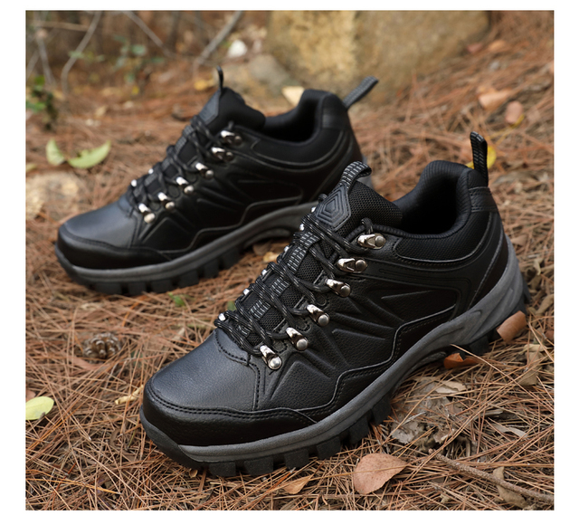 Lekkie wodoodporne buty górskie trekkingowe damsko-męskie z antypoślizgową podeszwą i plecakiem - Wianko - 17