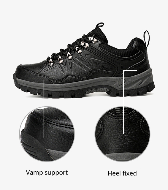 Lekkie wodoodporne buty górskie trekkingowe damsko-męskie z antypoślizgową podeszwą i plecakiem - Wianko - 5
