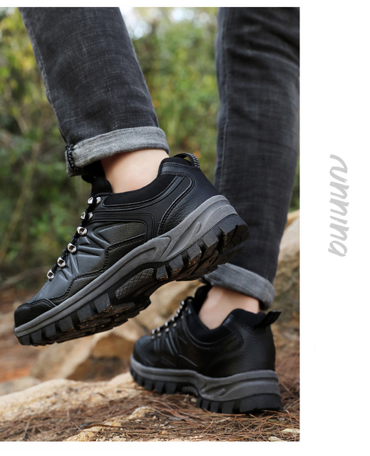 Lekkie wodoodporne buty górskie trekkingowe damsko-męskie z antypoślizgową podeszwą i plecakiem - Wianko - 13