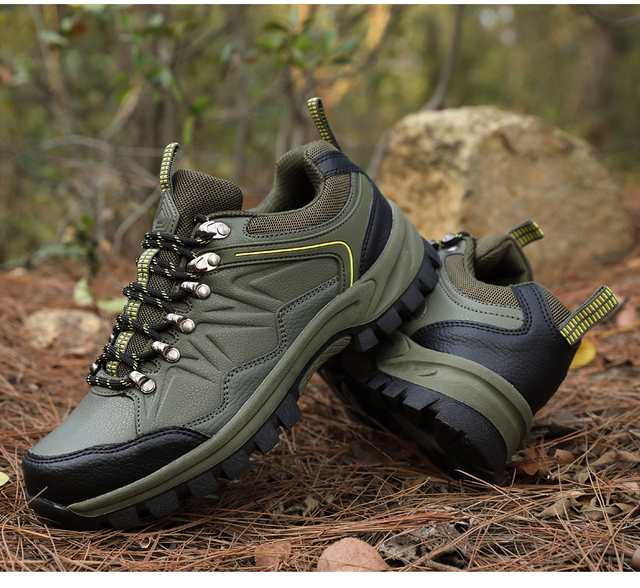 Lekkie wodoodporne buty górskie trekkingowe damsko-męskie z antypoślizgową podeszwą i plecakiem - Wianko - 32