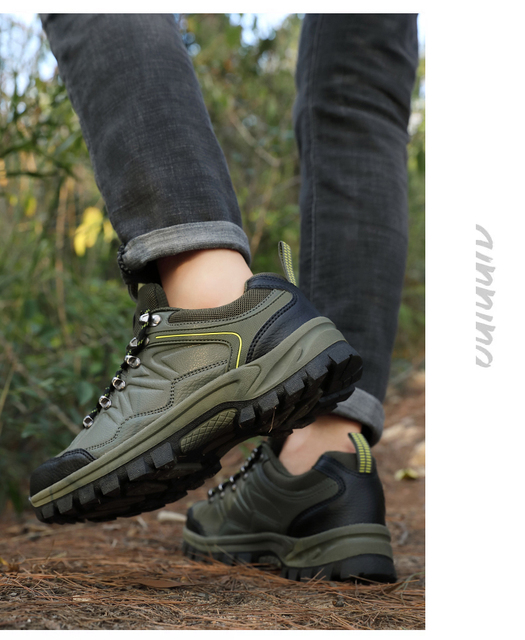 Lekkie wodoodporne buty górskie trekkingowe damsko-męskie z antypoślizgową podeszwą i plecakiem - Wianko - 27