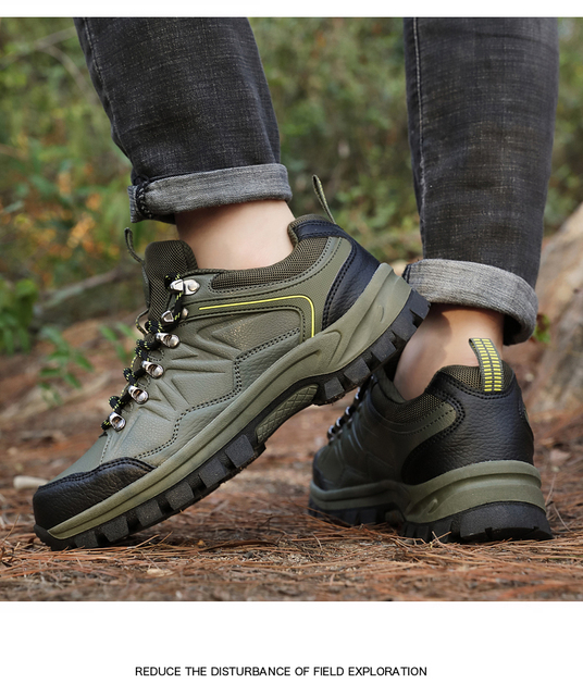 Lekkie wodoodporne buty górskie trekkingowe damsko-męskie z antypoślizgową podeszwą i plecakiem - Wianko - 28