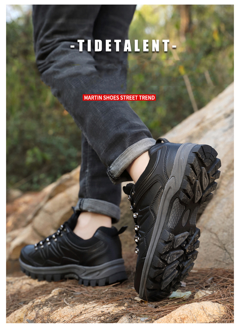 Lekkie wodoodporne buty górskie trekkingowe damsko-męskie z antypoślizgową podeszwą i plecakiem - Wianko - 2