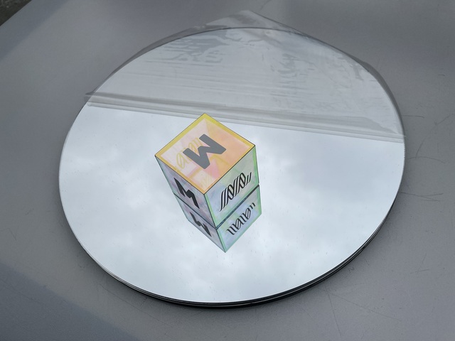 Srebrne akrylowe okrągłe lustra bez szkła 2mm i 3mm - Wianko - 4