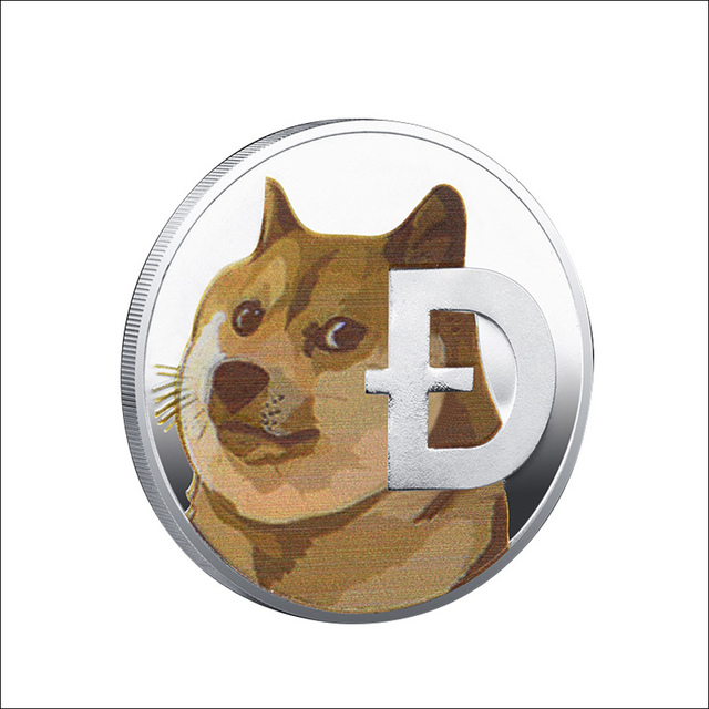 Monety bezwalutowe Dogecoin pozłacane - kolekcja pamiątek Shiba Inu (50 sztuk/pudło) - Wianko - 3