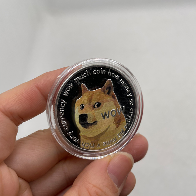 Monety bezwalutowe Dogecoin pozłacane - kolekcja pamiątek Shiba Inu (50 sztuk/pudło) - Wianko - 7