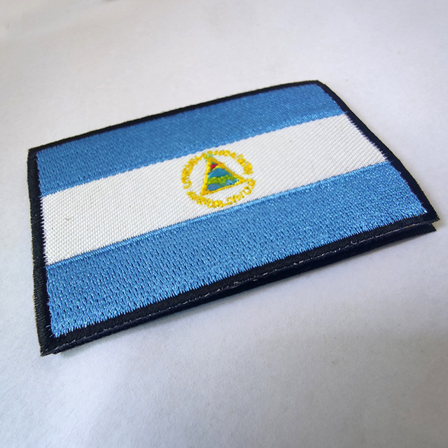 Plecak z haftowanymi łatkami flagi Ameryki, Portoryko, Ekwadoru, Nikaragui i Haiti - Wianko - 6