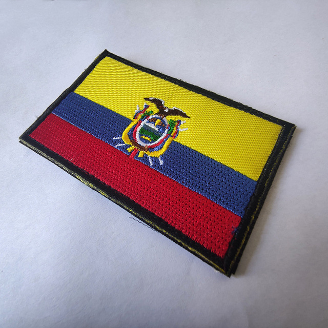 Plecak z haftowanymi łatkami flagi Ameryki, Portoryko, Ekwadoru, Nikaragui i Haiti - Wianko - 11