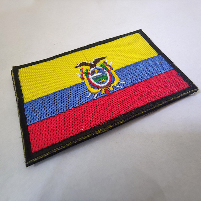 Plecak z haftowanymi łatkami flagi Ameryki, Portoryko, Ekwadoru, Nikaragui i Haiti - Wianko - 9