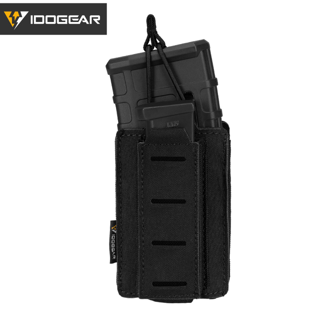 Etui na magazynki LSR Tactical 9mm/556 - podwójny Mag Carrier MOLLE - Wianko - 3