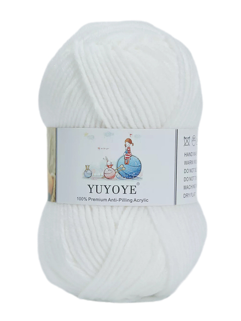 Przędza akrylowa 5-Ply YUYOYE 100% Anti-Pilling o miękkiej strukturze do szydełkowania, ręcznie robionego swetra i szalika dla dziecka - Wianko - 25