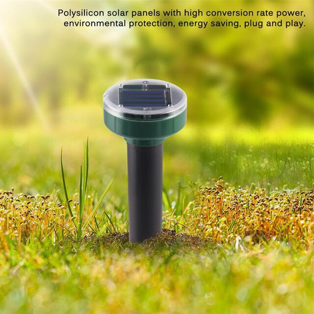 Odstraszacz Solar Mole - zasilany energią słoneczną, wodoodporny, do odstraszania szkodników w ogrodzie i stoczni - Wianko - 10