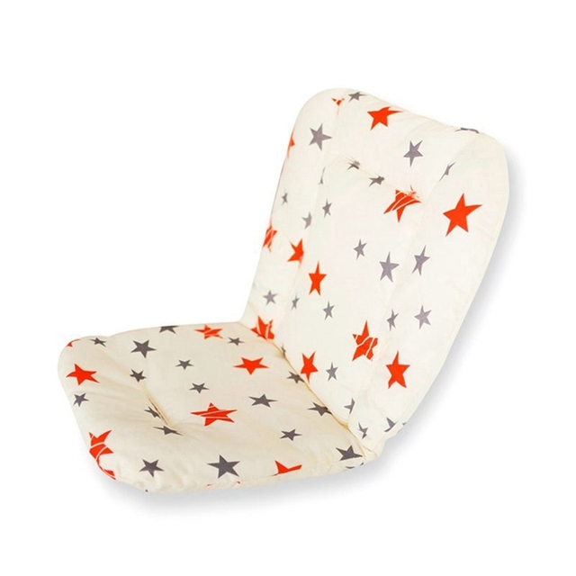 Uniwersalny wózek dla dziecka z wzorem gwiazdy - mata bawełniana na wysokiej ochronie fotela, idealna do krzesełka do karmienia - Wianko - 2