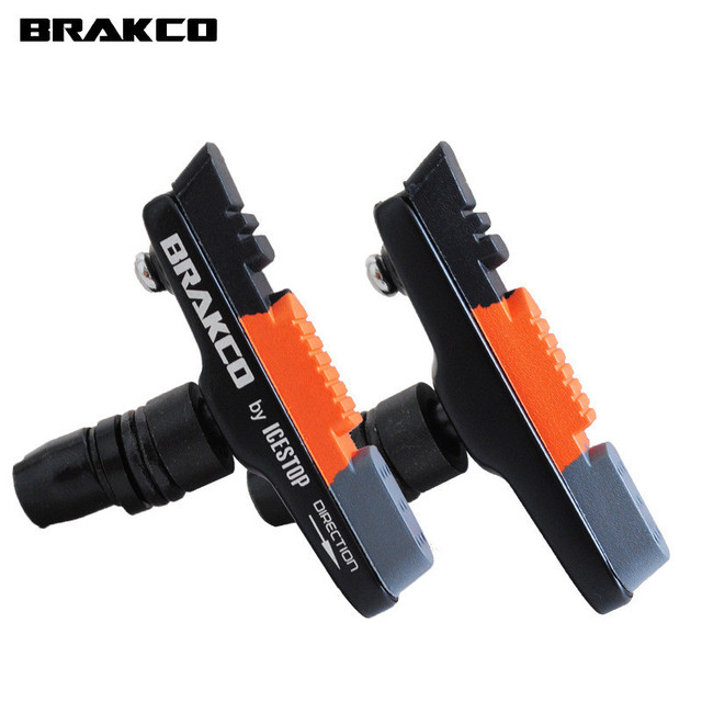 Bmx V hamulce szczękowe do rowerów 14-20 cali, składane, z klockiem hamulcowym Brakco - Wianko - 5