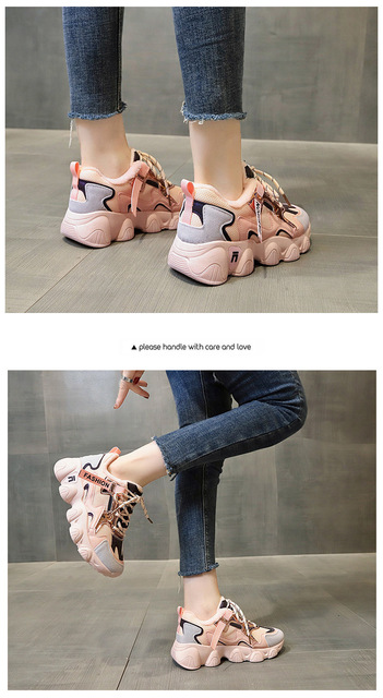 Nowe damskie buty z gumową podeszwą zimowe, koreańskie - ciepłe, oddychające, pluszowe, antypoślizgowe - czarne, beżowe, różowe, białe - grube i wulkanizowane - Wianko - 23