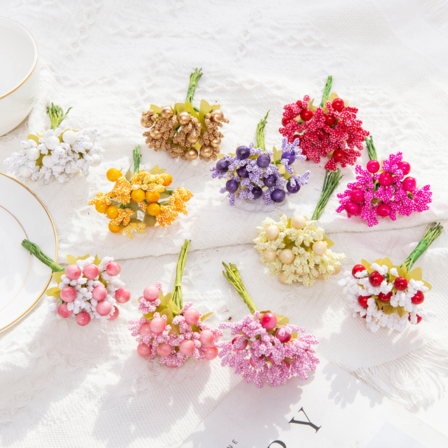 10 różowych sztucznych kwiatów piankowych - dekoracyjne wieńce ślubne, ozdobne dla domu, ogrodu - prezent, pudełko cukierków, księga gości - Wianko - 3