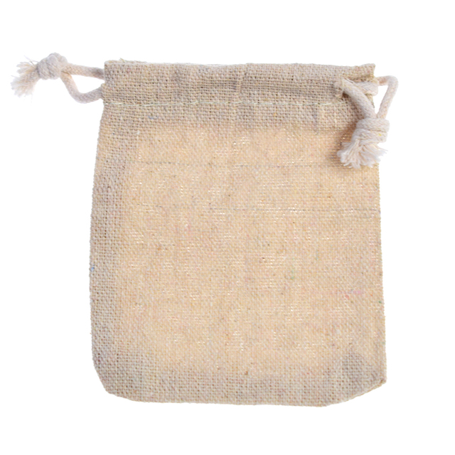 Lniane torby wielokrotnego użytku do przechowywania żywności, przekąsek, bielizny - worek na kukurydzę i fasolę - Wianko - 7