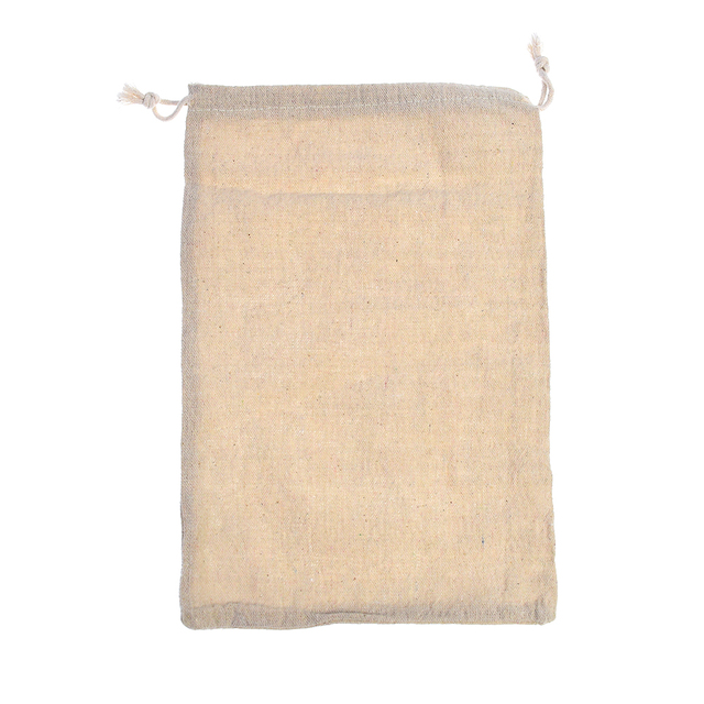 Lniane torby wielokrotnego użytku do przechowywania żywności, przekąsek, bielizny - worek na kukurydzę i fasolę - Wianko - 15