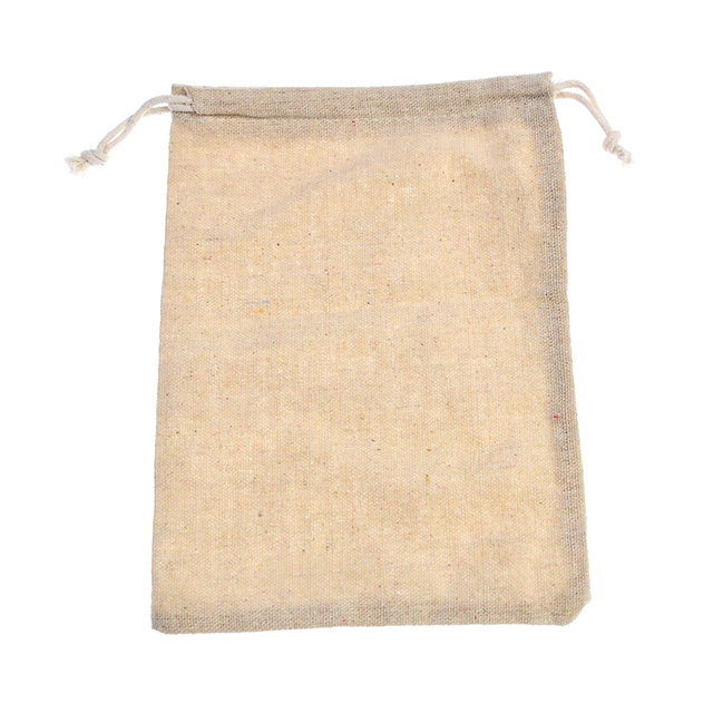 Lniane torby wielokrotnego użytku do przechowywania żywności, przekąsek, bielizny - worek na kukurydzę i fasolę - Wianko - 11