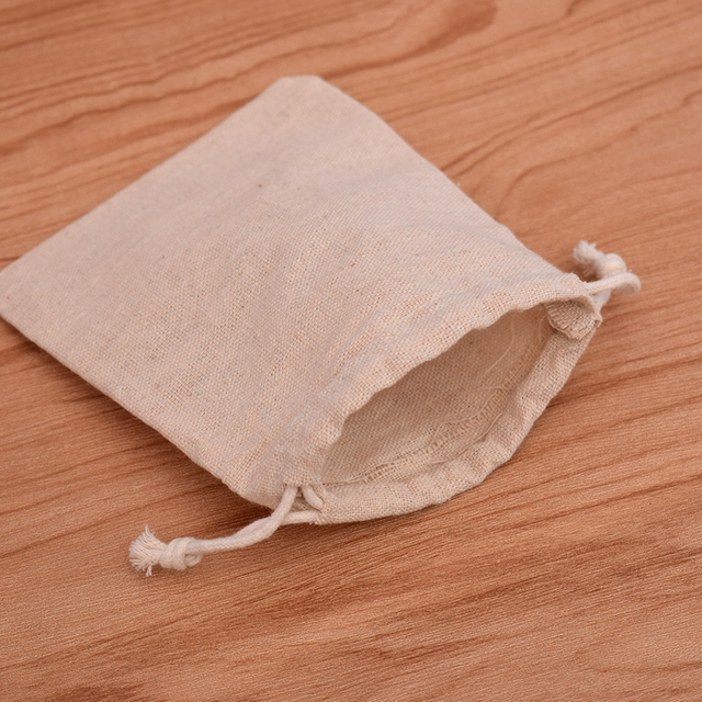 Lniane torby wielokrotnego użytku do przechowywania żywności, przekąsek, bielizny - worek na kukurydzę i fasolę - Wianko - 13